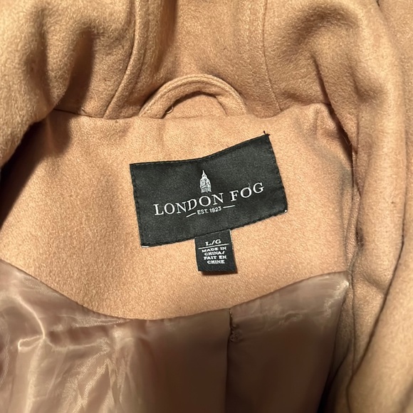 - Camel color, London Fog wool coat - Picture 1 of 6
